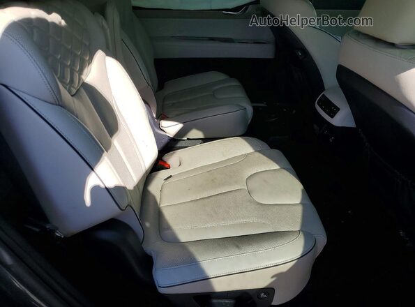 KM8R5DHE1MU199005 2021 HYUNDAI PALISADE Gray Rear interior view