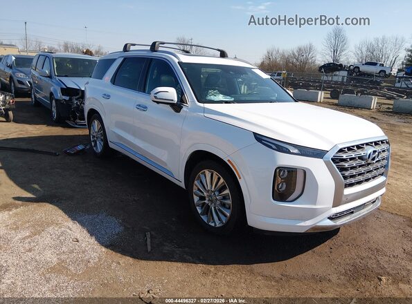 KM8R5DHE7LU124680 2020 HYUNDAI PALISADE Белый Передняя правая четверть