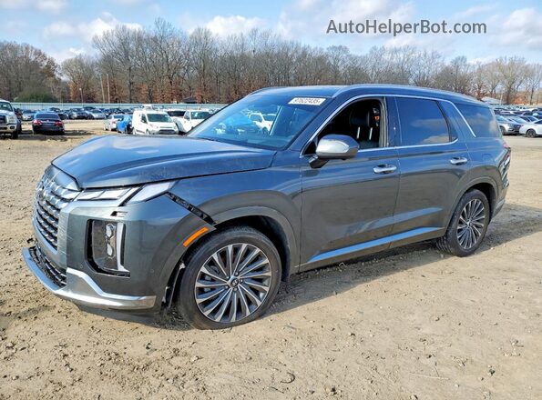 KM8R74GEXPU563292 2023 HYUNDAI PALISADE Gray Vista tres cuartos delantera izquierda