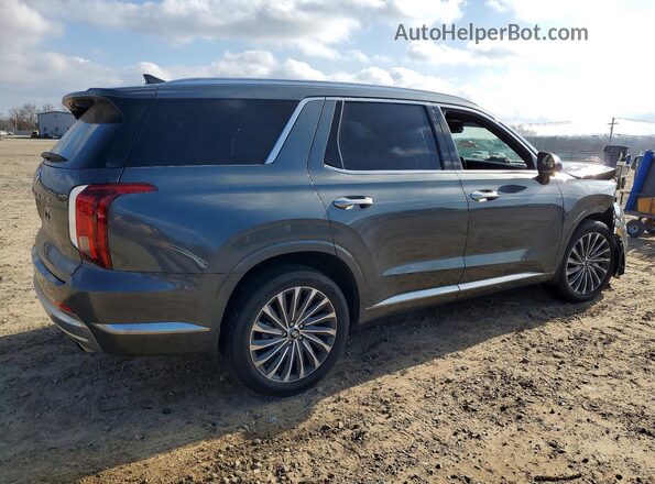 KM8R74GEXPU563292 2023 HYUNDAI PALISADE Gray Trasero derecho