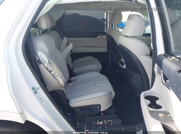 KM8R7DGE8PU501261 2023 HYUNDAI PALISADE White VIN კოდის სტიკერის ხედი