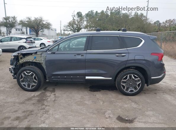 KM8S5DA14NU013788 2022 HYUNDAI SANTA FE HYBRID Черный Панорамный вид салона 360°