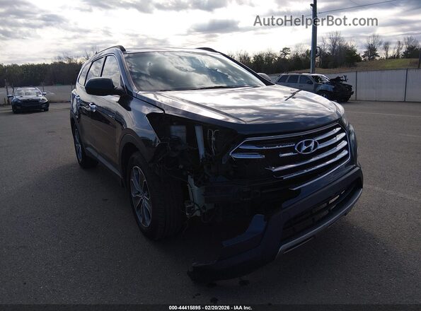KM8SM4HF8GU148926 2016 HYUNDAI SANTA FE Dark Blue Вид спереди