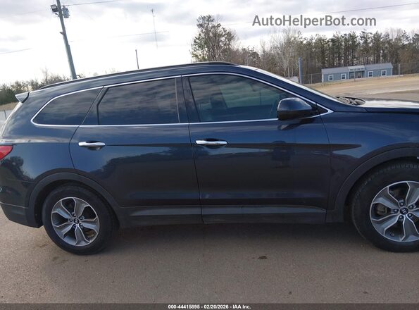 KM8SM4HF8GU148926 2016 HYUNDAI SANTA FE Dark Blue Панорамный вид салона 360°