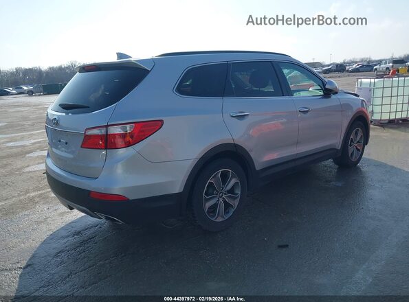 KM8SM4HF9GU134288 2016 HYUNDAI SANTA FE Серебряный Задняя правая четверть