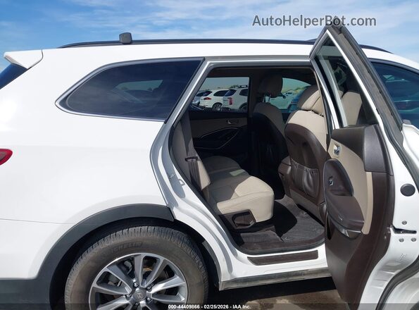 KM8SMDHF2KU307318 2019 HYUNDAI SANTA FE XL White Widok naklejki z numerem VIN
