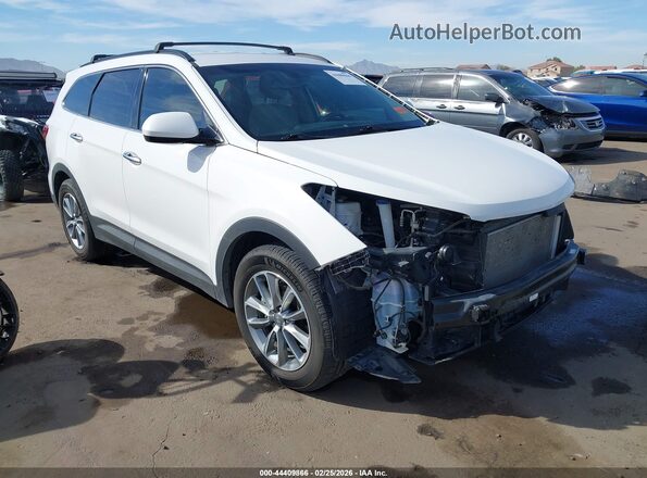 KM8SMDHF2KU307318 2019 HYUNDAI SANTA FE XL White Przód prawy