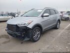 2017 Hyundai Santa Fe Se Серый vin: KM8SMDHF3HU231682