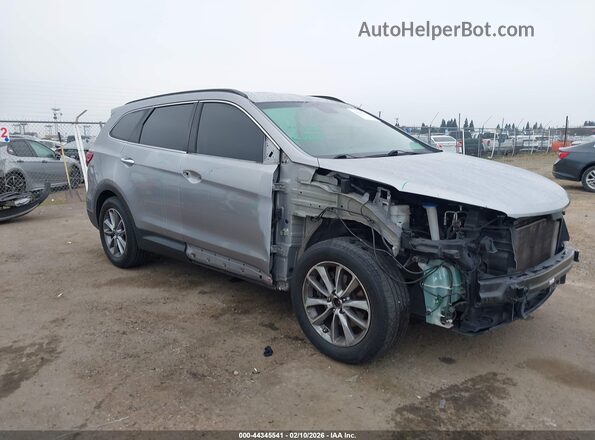 KM8SMDHF3HU231682 2017 HYUNDAI SANTA FE Серый Передняя правая четверть