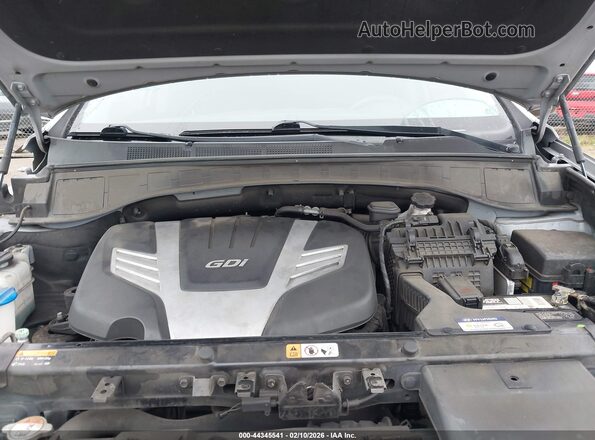 KM8SMDHF3HU231682 2017 HYUNDAI SANTA FE Серый Вид сзади