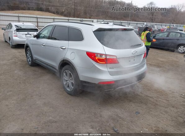 KM8SMDHF9GU144481 2016 HYUNDAI SANTA FE Серебряный Задняя левая четверть