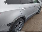 2016 Hyundai Santa Fe Se Серебряный vin: KM8SMDHF9GU144481