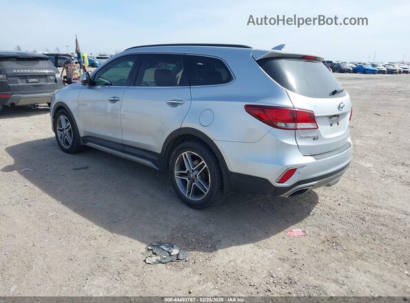 KM8SR4HF2KU309488 2019 HYUNDAI SANTA FE XL Серебряный Задняя левая четверть
