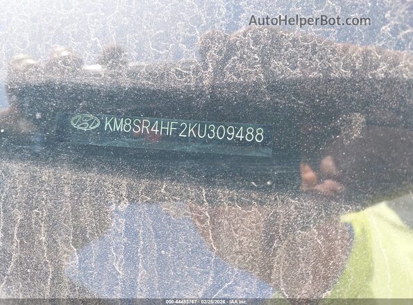 KM8SR4HF2KU309488 2019 HYUNDAI SANTA FE XL Серебряный Вид подкапотного пространства