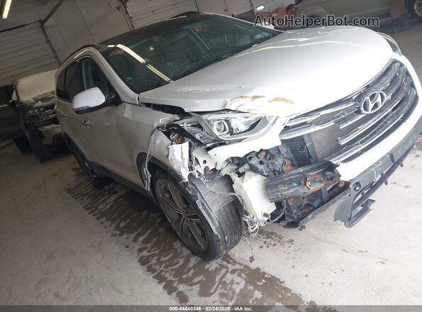 KM8SRDHF4GU138072 2016 HYUNDAI SANTA FE Белый Передняя правая четверть