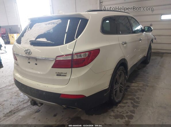 KM8SRDHF4GU138072 2016 HYUNDAI SANTA FE Белый Задняя правая четверть