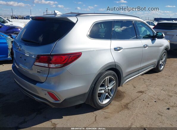 KM8SRDHF4KU309802 2019 HYUNDAI SANTA FE XL Серебряный Задняя правая четверть