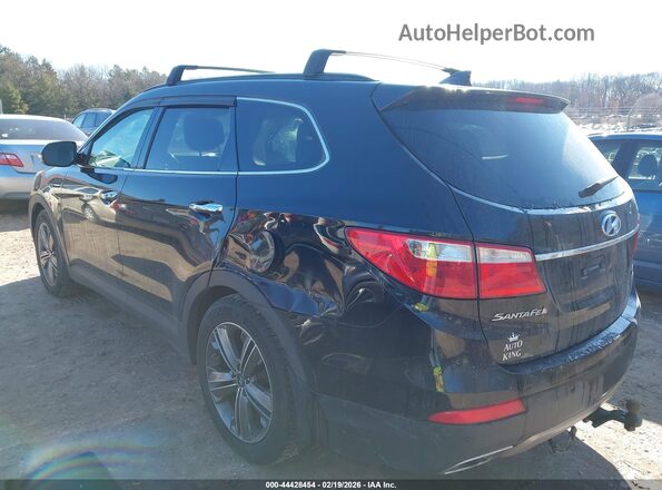 KM8SRDHF5GU139778 2016 HYUNDAI SANTA FE Черный Задняя левая четверть