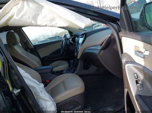 KM8SRDHF9KU309116 2019 HYUNDAI SANTA FE XL Black Widok wnętrza z przodu
