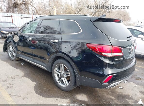 KM8SRDHF9KU309116 2019 HYUNDAI SANTA FE XL Black Tył lewy