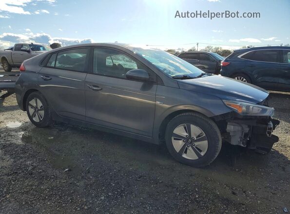 KMHC65LC0HU022255 2017 HYUNDAI IONIQ Серый Передняя правая четверть