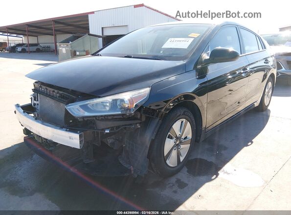 KMHC65LC0MU258690 2021 HYUNDAI IONIQ HYBRID Черный Передняя левая четверть