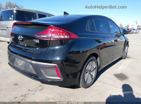 KMHC65LC0MU258690 2021 HYUNDAI IONIQ HYBRID Черный Задняя правая четверть