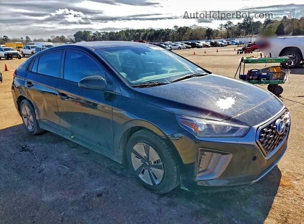 KMHC65LC0NU283073 2022 HYUNDAI IONIQ Черный Передняя правая четверть