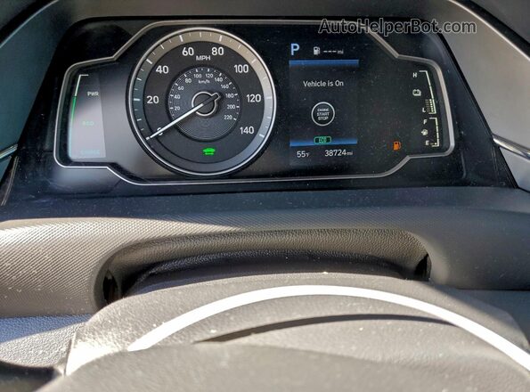 KMHC65LC0NU283073 2022 HYUNDAI IONIQ Черный Вид щитка приборов