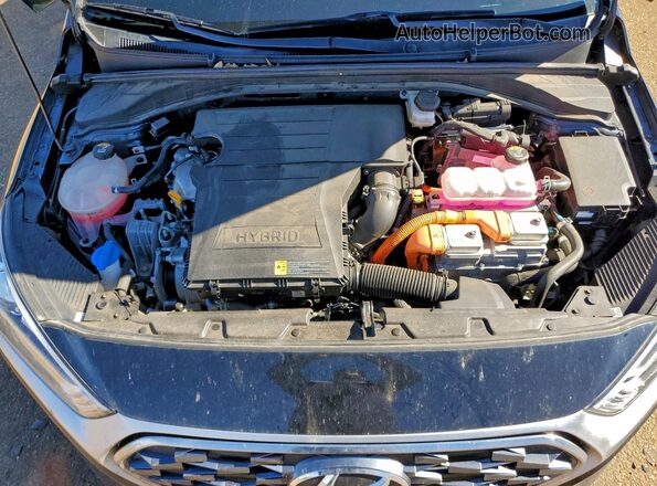 KMHC65LC0NU283073 2022 HYUNDAI IONIQ Черный Вид задней части салона