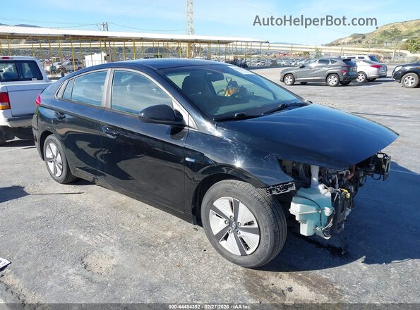 KMHC65LC1KU179400 2019 HYUNDAI IONIQ HYBRID Черный Передняя правая четверть