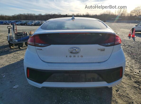 KMHC65LC4HU042153 2017 HYUNDAI IONIQ White Widok z tyłu