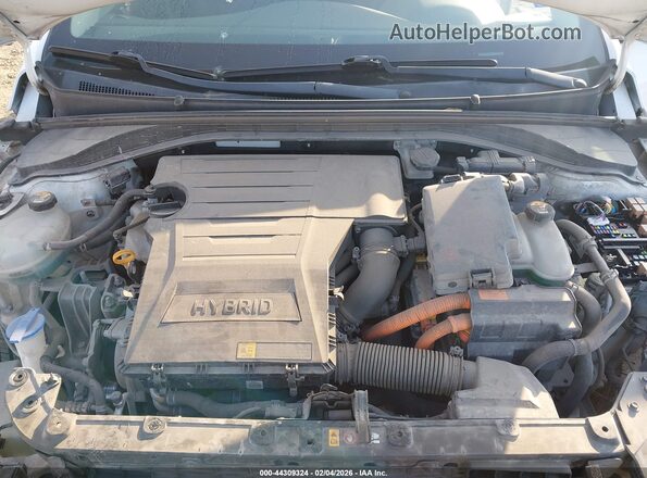 KMHC65LC5HU037348 2017 HYUNDAI IONIQ HYBRID Белый Вид сзади