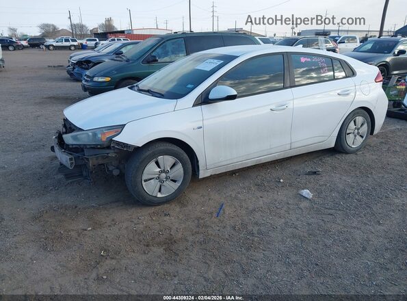 KMHC65LC5HU037348 2017 HYUNDAI IONIQ HYBRID Белый Передняя левая четверть
