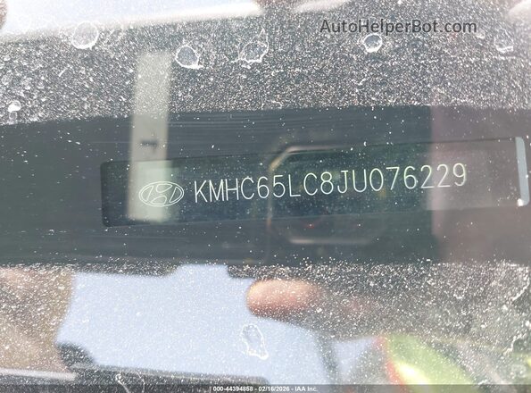 KMHC65LC8JU076229 2018 HYUNDAI IONIQ HYBRID White ძრავის განყოფილების ხედი