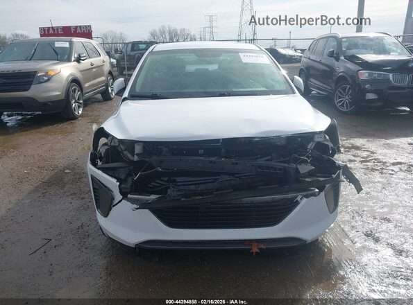 KMHC65LC8JU076229 2018 HYUNDAI IONIQ HYBRID White უკანა სალონის ხედი