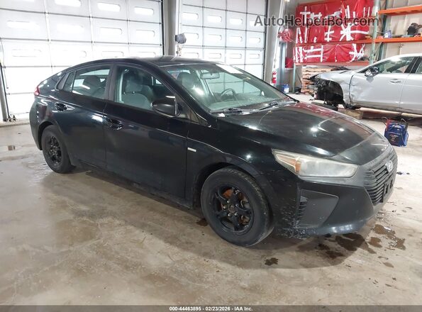 KMHC65LC9HU055416 2017 HYUNDAI IONIQ HYBRID Черный Передняя правая четверть