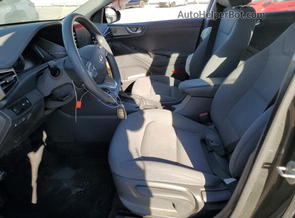 KMHC65LC9LU215965 2020 HYUNDAI IONIQ Charcoal Widok wnętrza z przodu