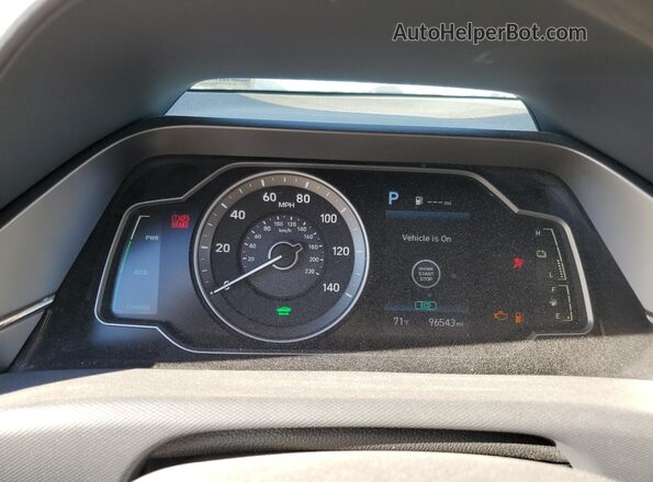 KMHC65LC9LU215965 2020 HYUNDAI IONIQ Charcoal Widok zestawu wskaźników