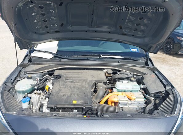 KMHC65LCXKU113637 2019 HYUNDAI IONIQ HYBRID Серый Вид сзади