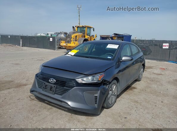 KMHC65LCXKU113637 2019 HYUNDAI IONIQ HYBRID Серый Передняя левая четверть