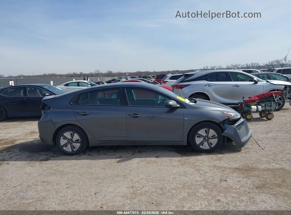 KMHC65LCXKU113637 2019 HYUNDAI IONIQ HYBRID Серый Вид задней части салона