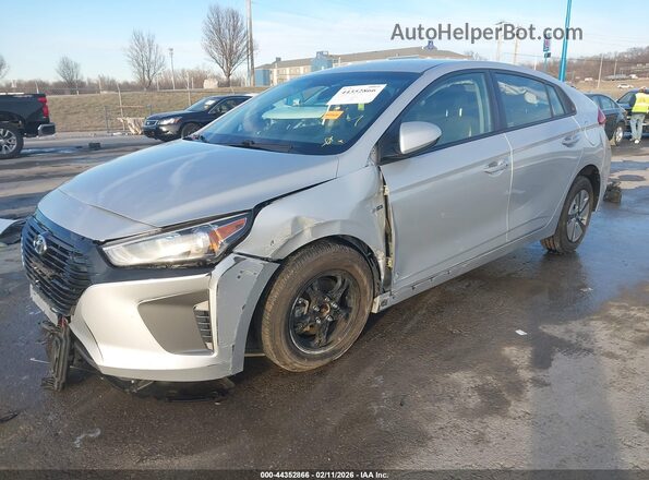 KMHC65LCXKU113914 2019 HYUNDAI IONIQ HYBRID Серый Передняя левая четверть