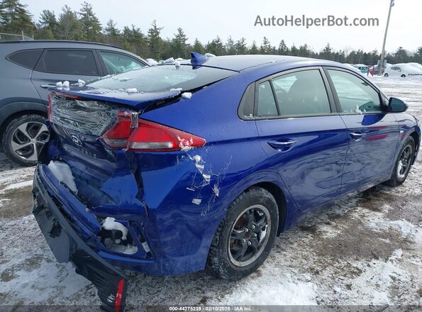 KMHC65LCXKU134374 2019 HYUNDAI IONIQ HYBRID Синий Задняя правая четверть