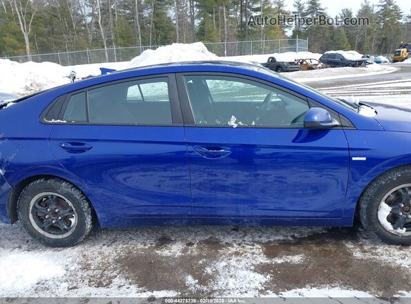 KMHC65LCXKU134374 2019 HYUNDAI IONIQ HYBRID Синий Вид задней части салона
