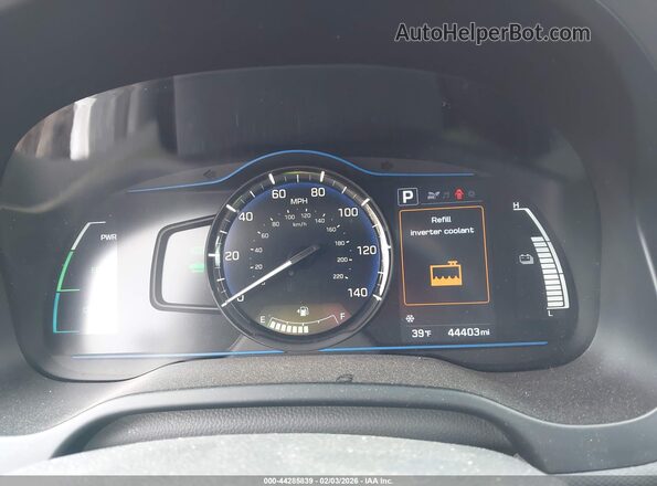 KMHC65LCXKU149568 2019 HYUNDAI IONIQ HYBRID Серебряный Вид задних сидений