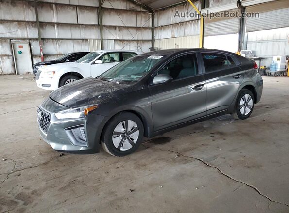KMHC65LCXMU257997 2021 HYUNDAI IONIQ Gray წინა მარცხენა ხედი სამი მეოთხედიდან