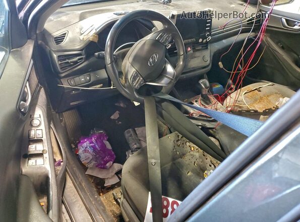 KMHC65LD4MU252447 2021 HYUNDAI IONIQ Gray Widok deski rozdzielczej