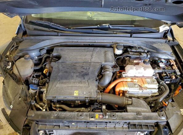 KMHC65LD4MU252447 2021 HYUNDAI IONIQ Gray Widok wnętrza z tyłu