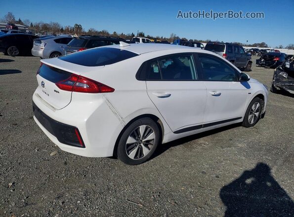 KMHC65LD7KU105620 2019 HYUNDAI IONIQ Белый Задняя правая четверть